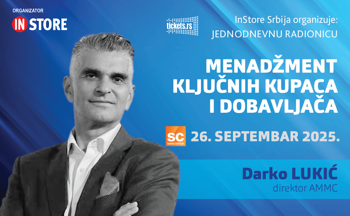 Jednodnevna radionica 26. septembar - Menadžment ključnih kupaca i dobavljača