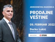 InStore magazin i Darko Lukić najavljuju radionicu 09. februara: Prodajne veštine