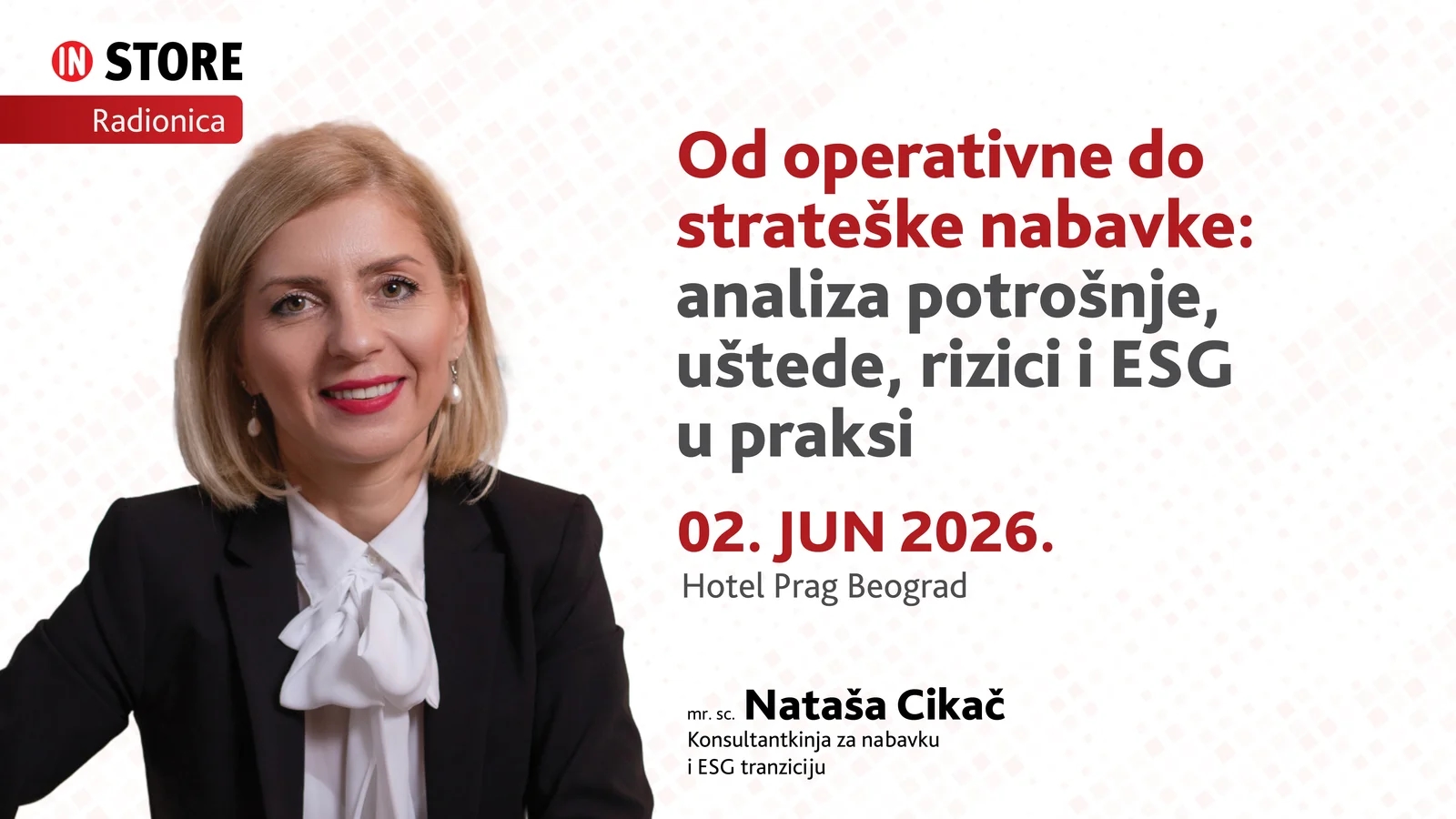 Od operativne do strateške nabavke: analiza potrošnje, uštede, rizici i ESG u praksi