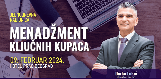 Jednodnevna FMCG radionica 09. februar - Menadžment ključnih kupaca