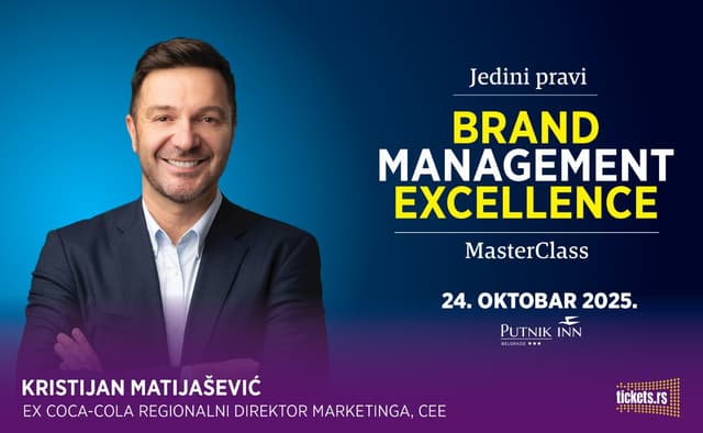 Jedini pravi BRAND MANAGEMENT EXCELLENCE MasterClass - 24. oktobar 2025.