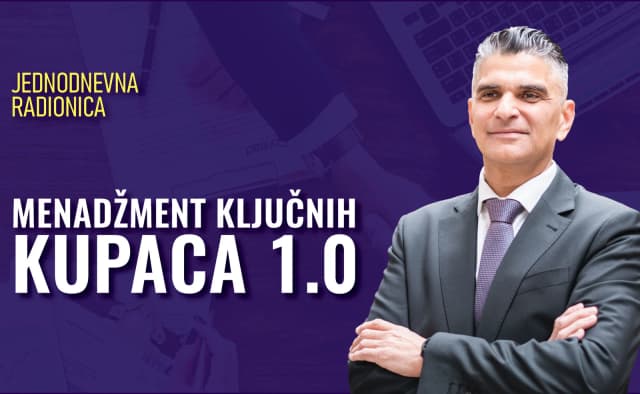 Jednodnevna FMCG radionica 28. septembar - Menadžment ključnih kupaca 1.0